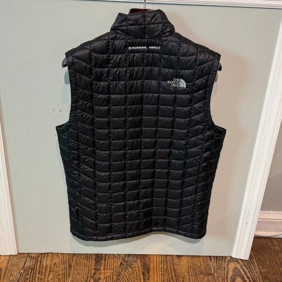 NEW North Face Thermoball ECO Black Puffer Trek Vest Mens Medium 3rd Party Logo - Picture 7 of 14